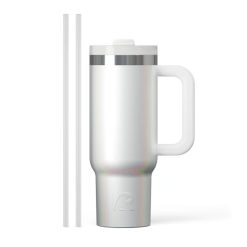 Alternative view of RTIC Ultra-Tough RTIC Ultra-Tough Road Trip Tumbler - White Glitter