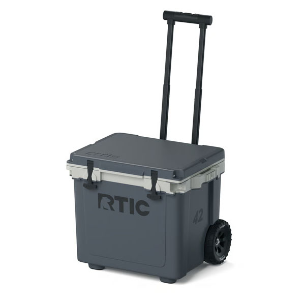 RTIC Ultra-Tough RTIC Ultra-Tough 42 QT Ultra-Light Wheeled Cooler - Dark Grey & Cool Grey - Image 13