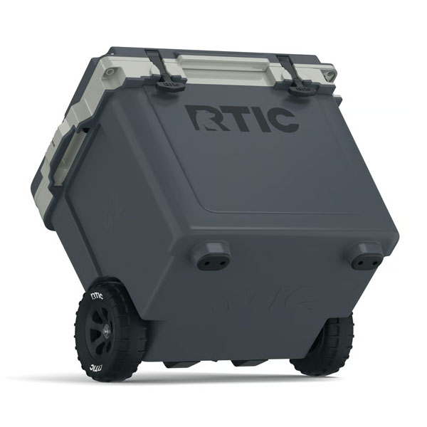 RTIC Ultra-Tough RTIC Ultra-Tough 42 QT Ultra-Light Wheeled Cooler - Dark Grey & Cool Grey - Image 6