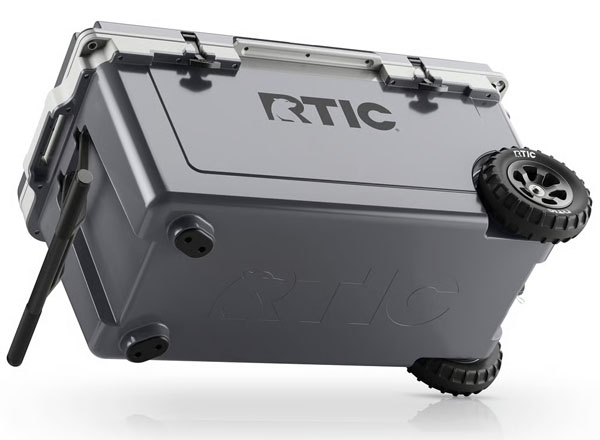 RTIC Ultra-Tough RTIC Ultra-Tough 72 QT Ultra-Light Wheeled Cooler - Dark Grey & Cool Grey - Image 5
