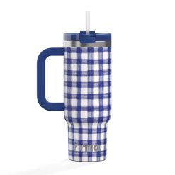 RTIC Ultra-Tough RTIC Ultra-Tough Road Trip Tumbler - Cobalt Gingham