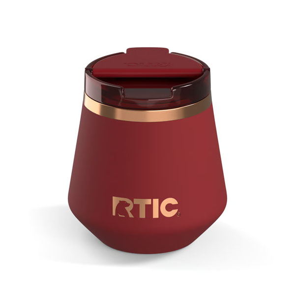 RTIC Ultra-Tough RTIC Ultra-Tough 8oz Happy Hour Pint Tumbler - Black Cherry - Image 4