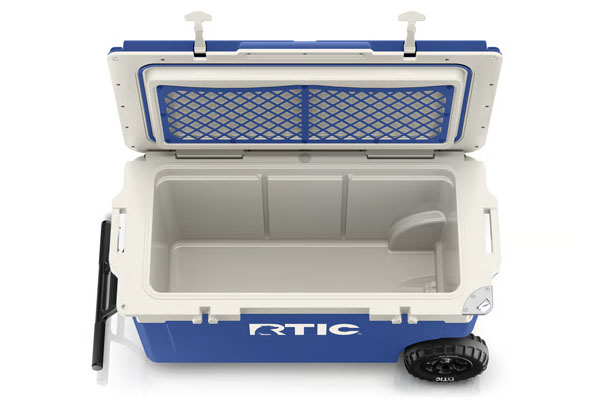 RTIC Ultra-Tough RTIC Ultra-Tough 72 QT Ultra-Light Wheeled Cooler - Cobalt & White - Image 6