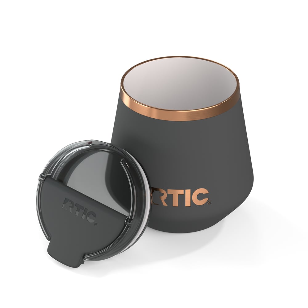 RTIC Ultra-Tough RTIC Ultra-Tough 8oz Happy Hour Pint Tumbler - Light Black - Image 3