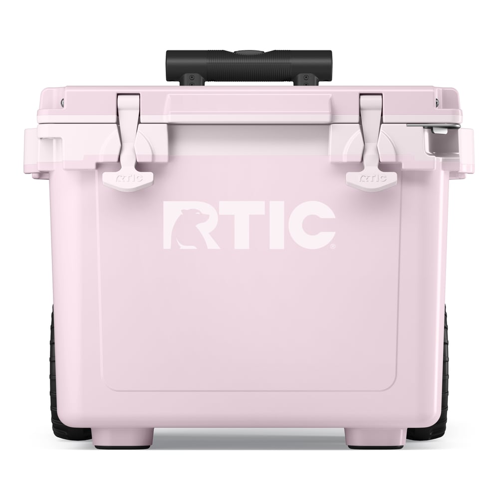 RTIC Ultra-Tough RTIC Ultra-Tough 22 QT Ultra-Light Wheeled Cooler - Pale Pink - Image 2