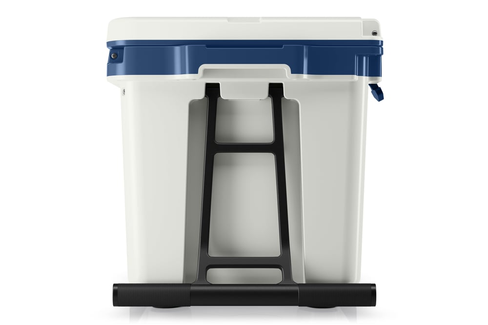 RTIC Ultra-Tough RTIC Ultra-Tough 52 QT Ultra-Light Wheeled Cooler - Cool Grey & Navy - Image 4