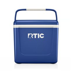 Alternative view of RTIC Ultra-Tough RTIC Ultra-Tough 8 QT Road Trip Personal Cooler - Cobalt & White