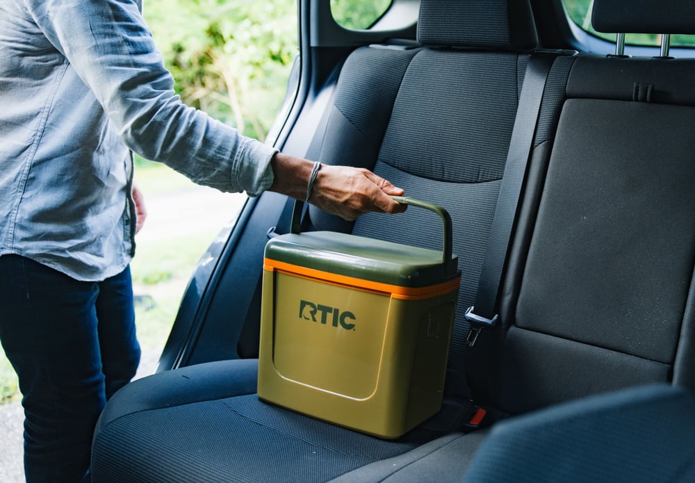 RTIC Ultra-Tough RTIC Ultra-Tough 8 QT Road Trip Personal Cooler - Sage/Beach - Image 10