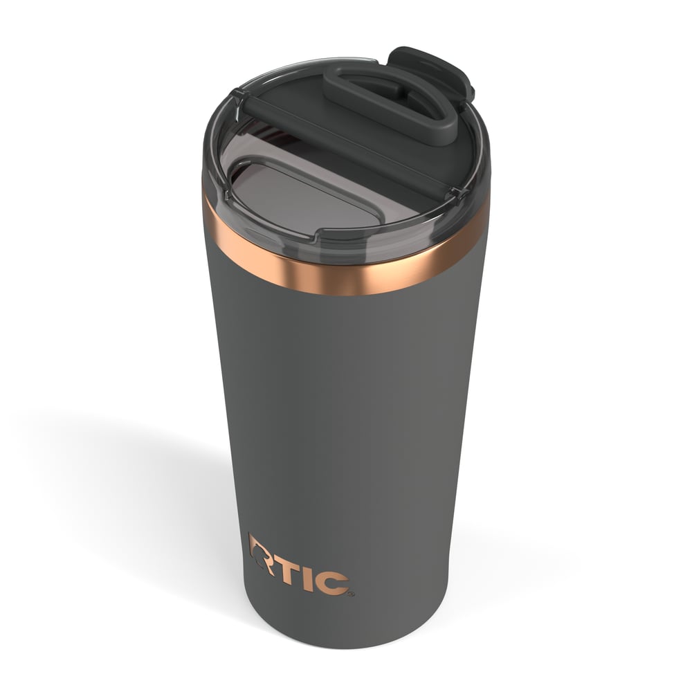RTIC Ultra-Tough RTIC Ultra-Tough 18oz Happy Hour Pint Tumbler - Light Black - Image 2