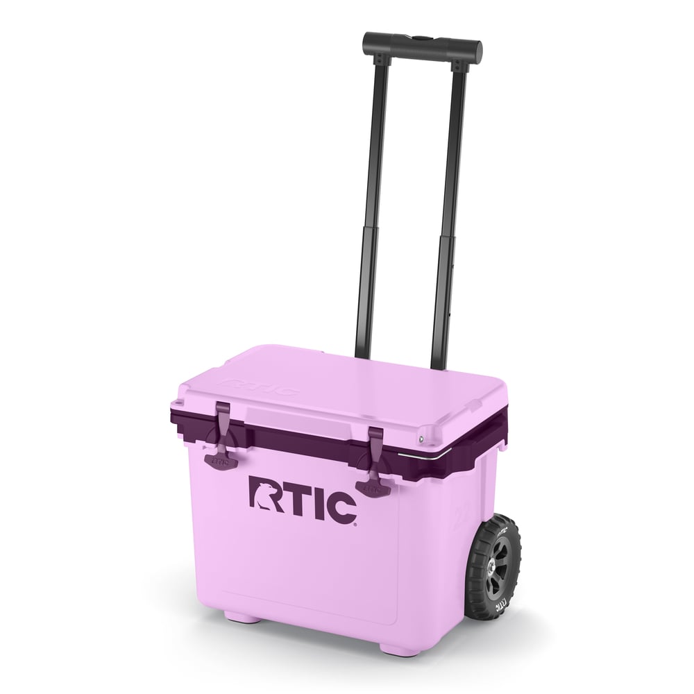 RTIC Ultra-Tough RTIC Ultra-Tough 22 QT Ultra-Light Wheeled Cooler - Lavender/Plum - Image 10