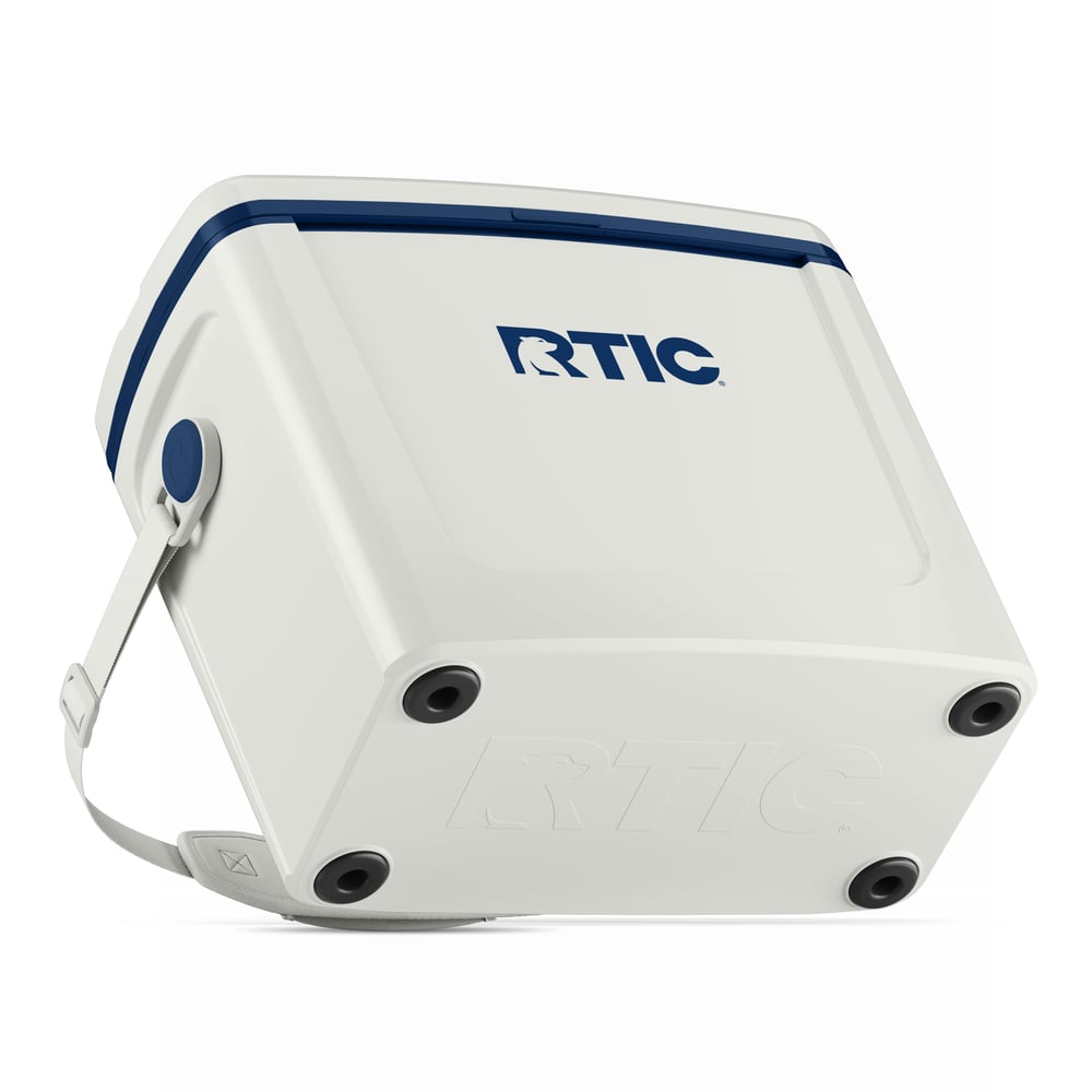 RTIC Ultra-Tough RTIC Ultra-Tough 16 QT Road Trip Cooler - Cool Grey & Navy - Image 6