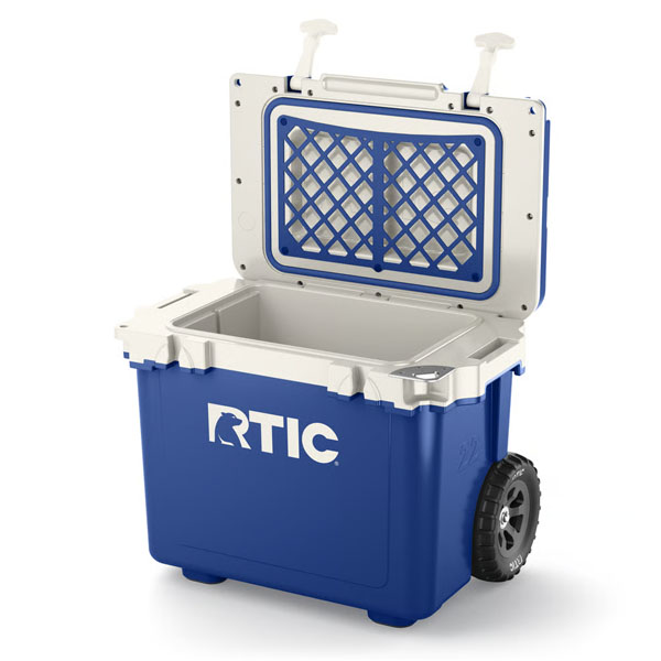 RTIC Ultra-Tough RTIC Ultra-Tough 22 QT Ultra-Light Wheeled Cooler - Cobalt & White - Image 3