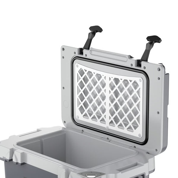 RTIC Ultra-Tough RTIC Ultra-Tough 22 QT Ultra-Light Wheeled Cooler - Dark Grey & Cool Grey - Image 7