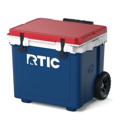 RTIC Ultra-Tough RTIC Ultra-Tough 42 QT Ultra-Light Wheeled Cooler - Patriot