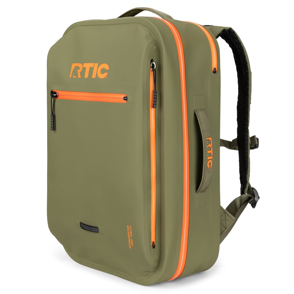 RTIC Ultra-Tough RTIC Ultra-Tough RAIN OR SHINE-Olive & Orange - Image 2