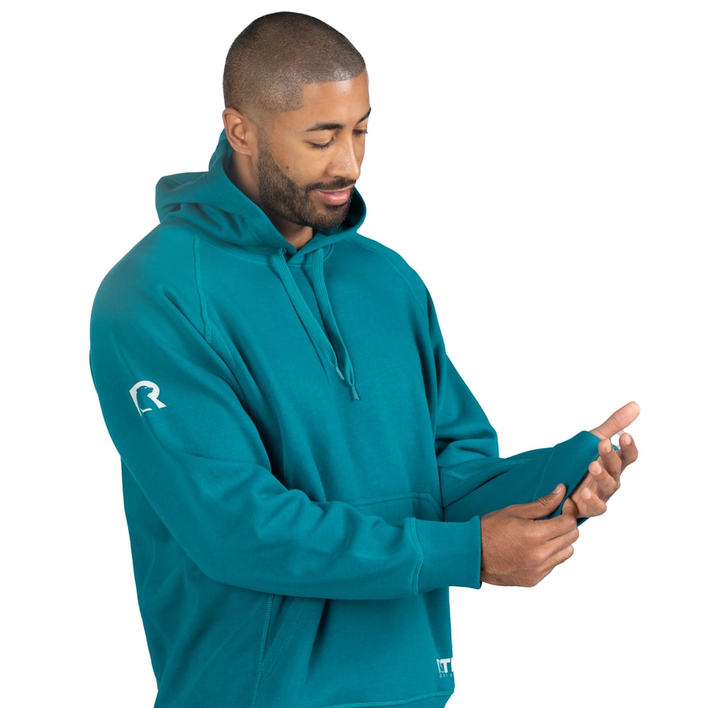 RTIC Ultra-Tough RTIC Ultra-Tough Water-Repellent Pullover Hoodie - Relaxed Fit - Deep Harbor - Image 3
