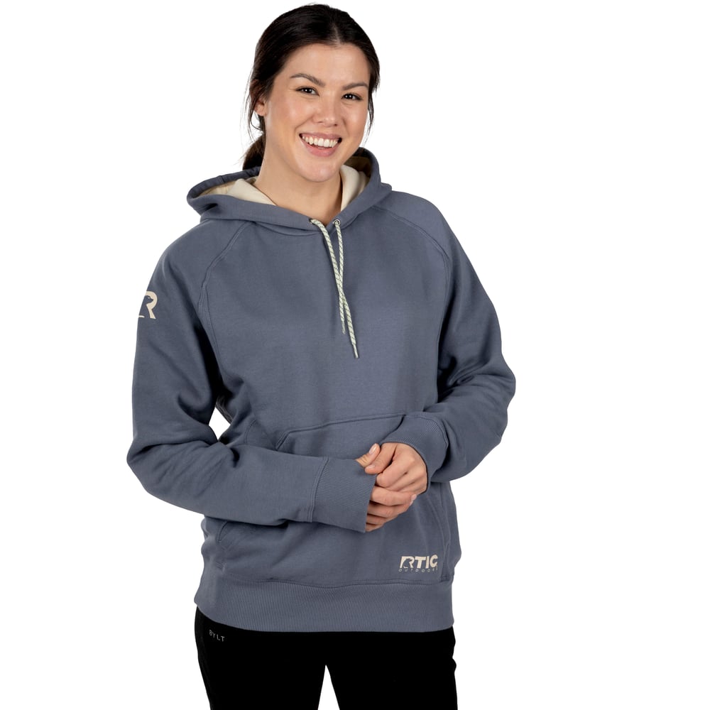 RTIC Ultra-Tough RTIC Ultra-Tough Water-Repellent Pullover Hoodie - Athletic Fit - Gray Stone - Image 5