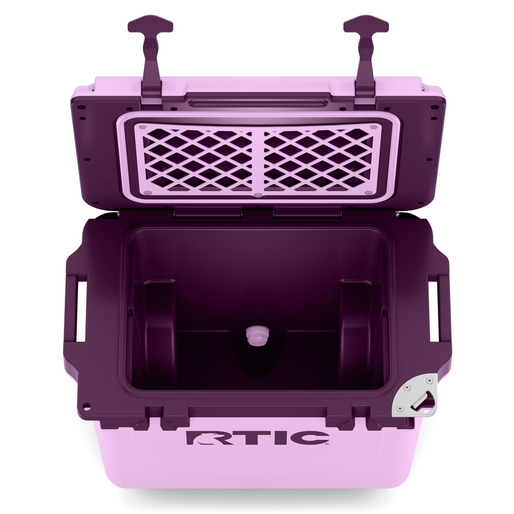 RTIC Ultra-Tough RTIC Ultra-Tough 22 QT Ultra-Light Wheeled Cooler - Lavender/Plum - Image 5