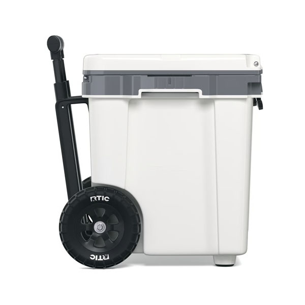 RTIC Ultra-Tough RTIC Ultra-Tough 42 QT Ultra-Light Wheeled Cooler - White & Grey - Image 5