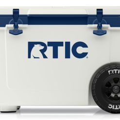 Alternative view of RTIC Ultra-Tough RTIC Ultra-Tough 52 QT Ultra-Light Wheeled Cooler - Cool Grey & Navy