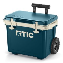RTIC Ultra-Tough RTIC Ultra-Tough 22 QT Ultra-Light Wheeled Cooler - Marine/Canvas