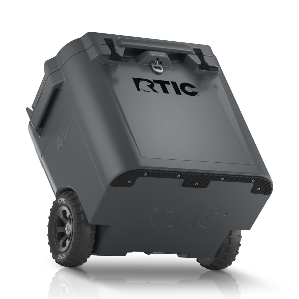 RTIC Ultra-Tough RTIC Ultra-Tough 45 QT Ultra-Tough Wheeled Cooler - Dark Grey - Image 6