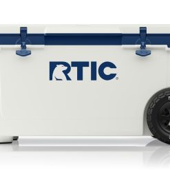 Alternative view of RTIC Ultra-Tough RTIC Ultra-Tough 72 QT Ultra-Light Wheeled Cooler - Cool Grey & Navy