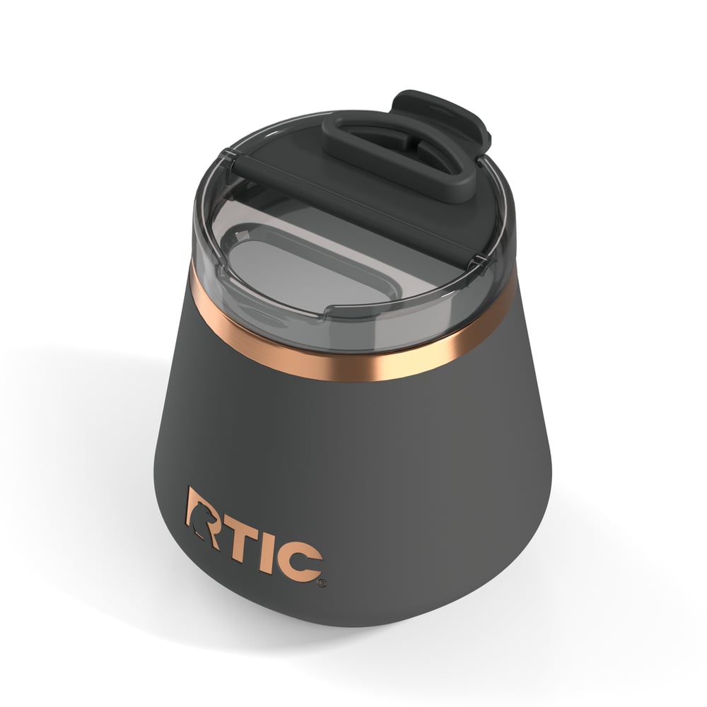 RTIC Ultra-Tough RTIC Ultra-Tough 8oz Happy Hour Pint Tumbler - Light Black - Image 2
