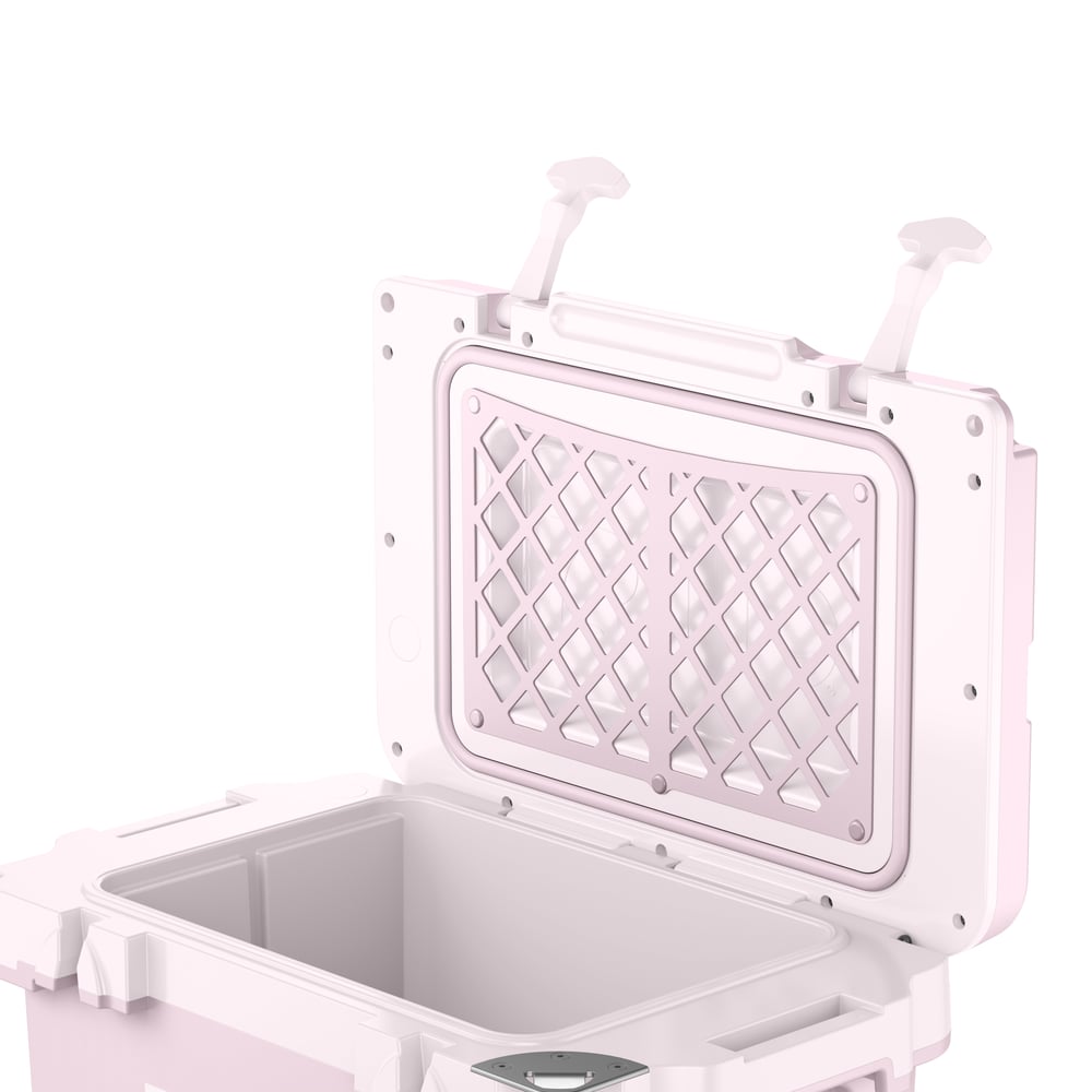 RTIC Ultra-Tough RTIC Ultra-Tough 22 QT Ultra-Light Wheeled Cooler - Pale Pink - Image 7