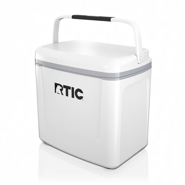 RTIC Ultra-Tough RTIC Ultra-Tough 8 QT Road Trip Personal Cooler - White & Grey