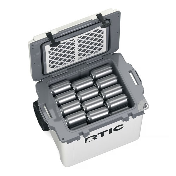 RTIC Ultra-Tough RTIC Ultra-Tough 42 QT Ultra-Light Wheeled Cooler - White & Grey - Image 11