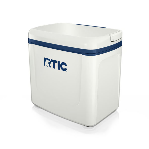RTIC Ultra-Tough RTIC Ultra-Tough 8 QT Road Trip Personal Cooler - Cool Grey & Navy - Image 4