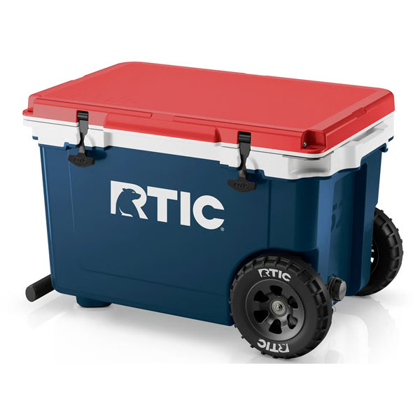 RTIC Ultra-Tough RTIC Ultra-Tough 52 QT Ultra-Light Wheeled Cooler - Patriot