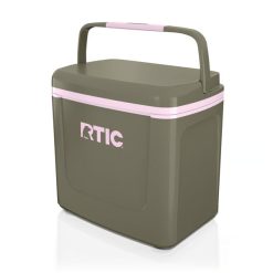 RTIC Ultra-Tough RTIC Ultra-Tough 8 QT Road Trip Personal Cooler - Olive/Pale Pink