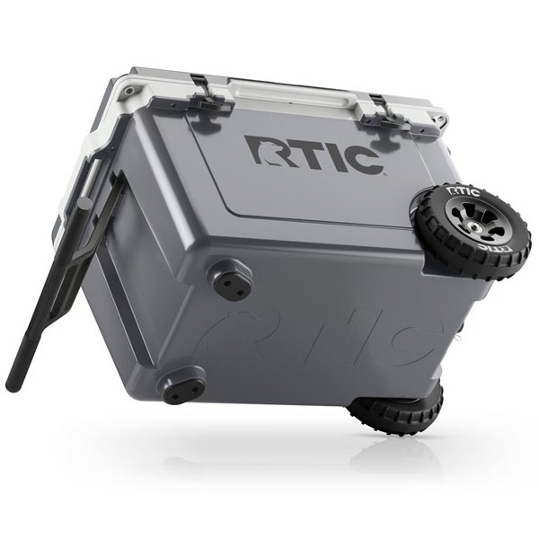RTIC Ultra-Tough RTIC Ultra-Tough 52 QT Ultra-Light Wheeled Cooler - Dark Grey & Cool Grey - Image 5