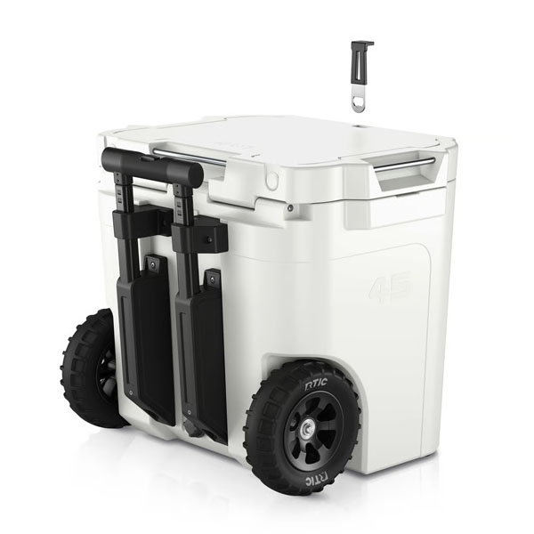 RTIC Ultra-Tough RTIC Ultra-Tough 45 QT Ultra-Tough Wheeled Cooler - White - Image 6