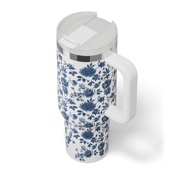 RTIC Ultra-Tough RTIC Ultra-Tough Road Trip Tumbler - Blue Bouquet - Image 5
