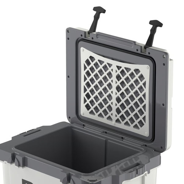 RTIC Ultra-Tough RTIC Ultra-Tough 42 QT Ultra-Light Wheeled Cooler - White & Grey - Image 9