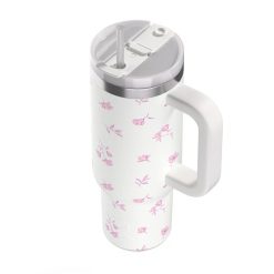 Alternative view of RTIC Ultra-Tough RTIC Ultra-Tough Road Trip Tumbler - Pink Magnolias