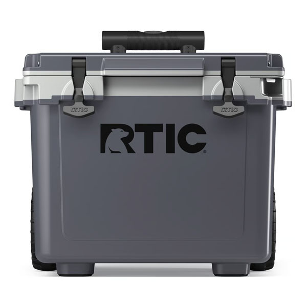RTIC Ultra-Tough RTIC Ultra-Tough 22 QT Ultra-Light Wheeled Cooler - Dark Grey & Cool Grey - Image 2