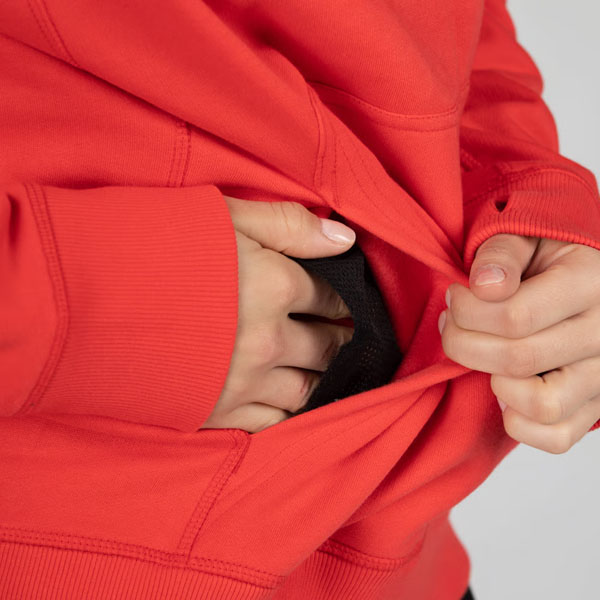 RTIC Ultra-Tough RTIC Ultra-Tough Water-Repellent Pullover Hoodie - Athletic Fit - Scarlet - Image 6
