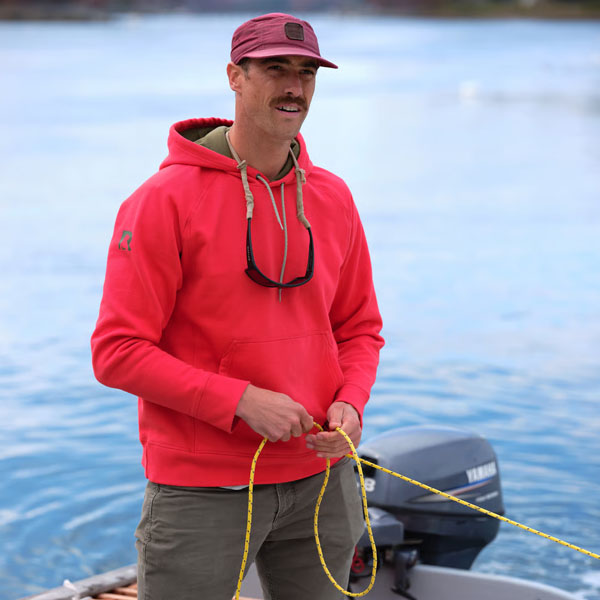 RTIC Ultra-Tough RTIC Ultra-Tough Water-Repellent Pullover Hoodie - Athletic Fit - Scarlet