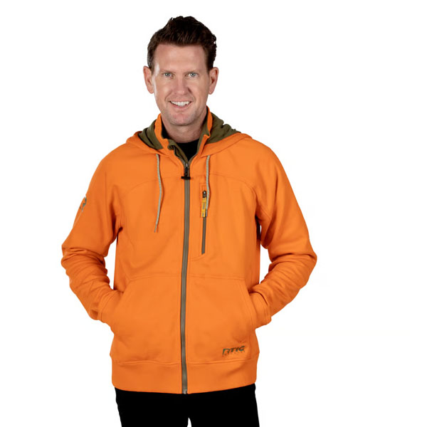 RTIC Ultra-Tough RTIC Ultra-Tough Men's Water-Repellent Full-Zip Hoodie-Orange
