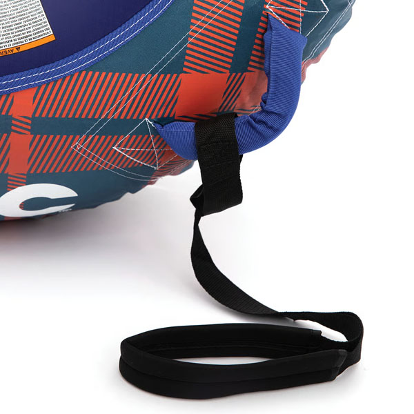 RTIC Ultra-Tough RTIC Ultra-Tough RTIC Tough Snow Tubes- Slate Blue/Orange Plaid - Image 2