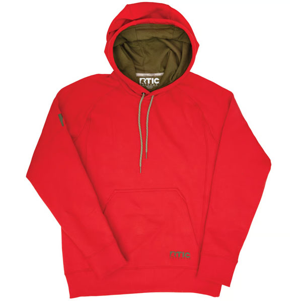 RTIC Ultra-Tough RTIC Ultra-Tough Water-Repellent Pullover Hoodie - Athletic Fit - Scarlet - Image 4