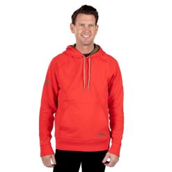 Alternative view of RTIC Ultra-Tough RTIC Ultra-Tough Water-Repellent Pullover Hoodie - Athletic Fit - Scarlet