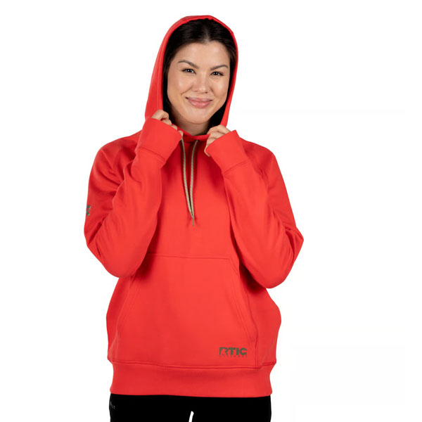 RTIC Ultra-Tough RTIC Ultra-Tough Water-Repellent Pullover Hoodie - Athletic Fit - Scarlet - Image 5